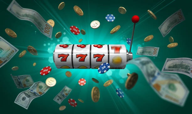 Baccarat betting layout with chip denominations